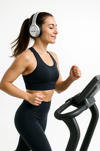 Audifono Bluetooth Audiolab Plateado, Fm, Ranura Micro Sd Plateado - Imagen 3