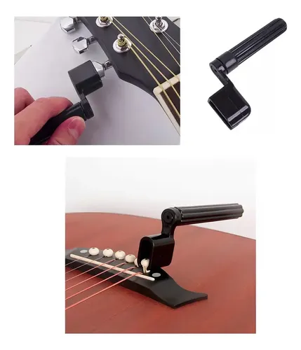 Afinador Guitarra Mas Kit Afinación De Regalo Negro - Imagen 6