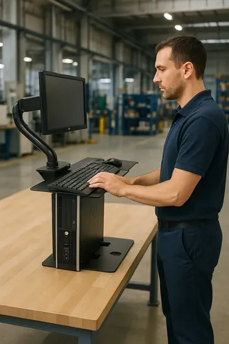 Estación Trabajo De Pie, Ergonómico, Core I5 16gb Wifi 19 240 Gb 16 Gb Generica - Imagen 3