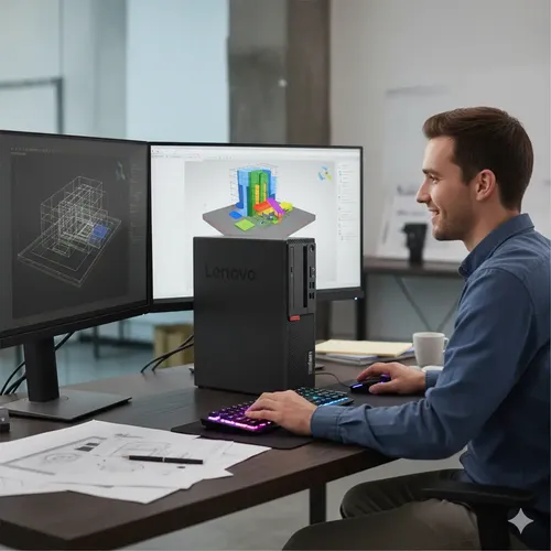 Lenovo Desktop Ryzen 7 Amd Performance 16gb Ram Workstation 240 Gb 16 Gb Nvidia Gt730 - Imagen 3