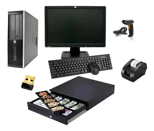 Kit Pc Hp , Intel I5, 8gb Ram, 240gb Ssd, Wifi, Impresora 240 Gb 8 Gb Generica
