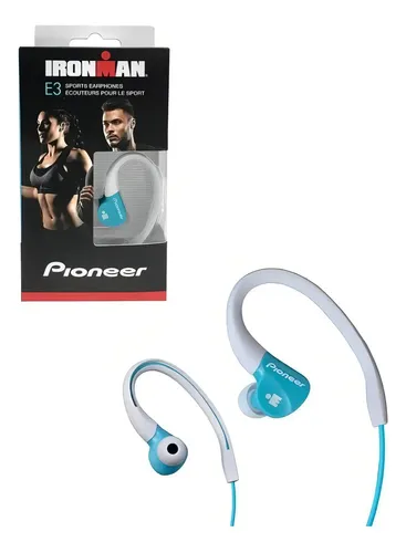 Audifonos Pioneer Se-e3m Gr Aqua Deportivos Celeste - Imagen 2