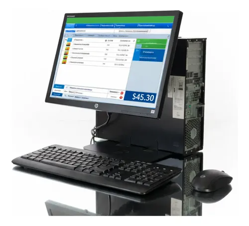 Punto De Venta Para Negocio, Pyme, Abarrotes, Minimarket Negro - Imagen 2