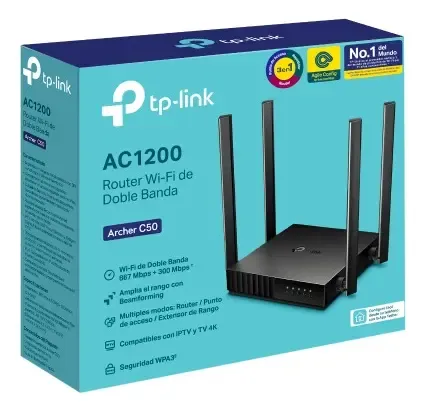Router Tp-link Archer C50 De Doble Banda Ac1200 Ver 6 - Imagen 2