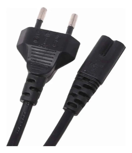 Cable Poder Tipo 8 Enchufe Nacional 120cm - Imagen 2