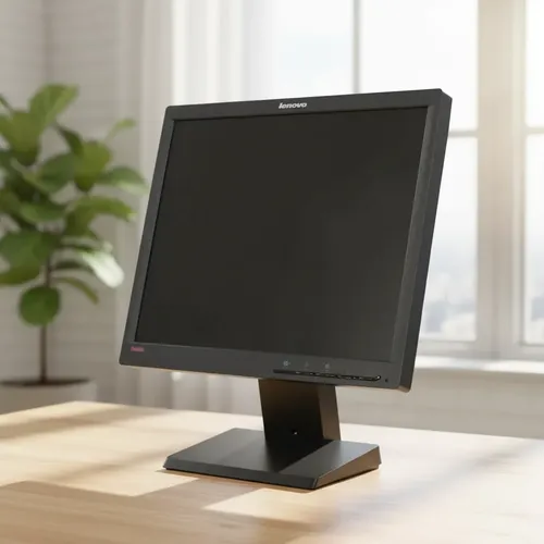 Monitor Lenovo 17 Pulgadas 1711pc Cuadrado Reacondicionado Negro - Imagen 3