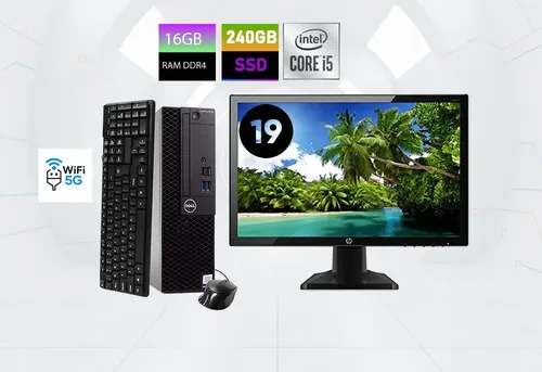 Computador Dell Optiplex 3050, Core I5, 16gb Ssd 240 Monitor 240 Gb 16 Gb Intel Hd 530 - Imagen 2