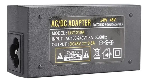 Inyector Poe 48v 0.5a 24w 10/100/1000mbps Capacidad Gigalan - Imagen 5